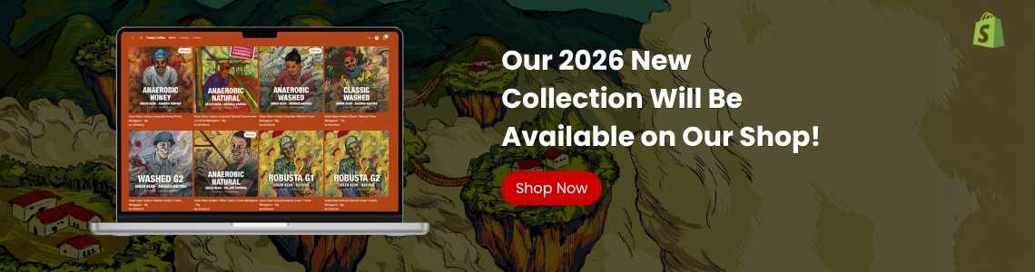 Shopify Banner on Tuang Coffee Website (1140 x 300 px)